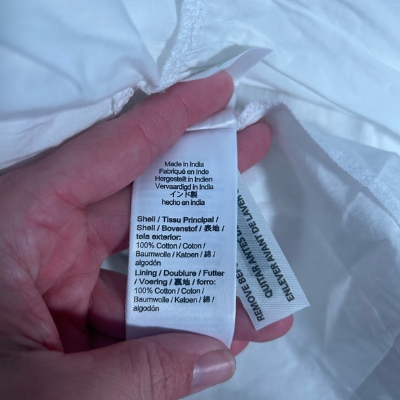 J Crew Harbor Side Cutout Maxi Dress Women’s XL White Tie Strap Pockets - Picture 5 of 9